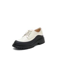 STACCATO 思加图 女士中跟乐福鞋 9VL54AM2 米白/黑 40