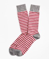 Brooks Brothers Multi-Stripe Crew Socks