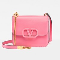 Valentino 马卡龙粉色 VSLING 手袋