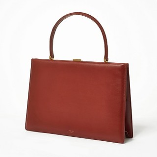 Celine Clasp Bag 红色中号手袋