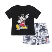 再降价：Disney 迪士尼 儿童休闲短袖套装