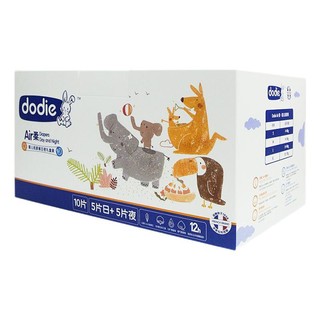 ​dodie 杜迪 Air柔系列 纸尿裤 日用 M5片+夜用 M5片