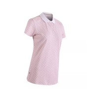 DECATHLON 迪卡侬 500系列 女子POLO衫 8556161 雪白/粉红色 L