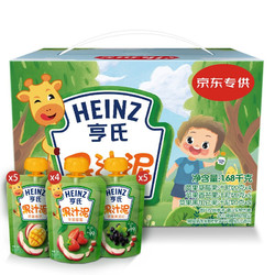Heinz 亨氏 宝宝辅食 果泥120g*12+2袋