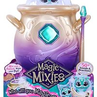 Magic 美吉 Mixies 魔法迷雾锅，带8英寸（约20厘米）蓝色毛绒玩具和 50 多种声音和反应