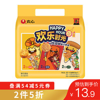 NONGSHIM 农心 欢乐时光 兵卒一口脆组合装 3口味 420g（辣味70g*2袋+咖喱味70g*2袋+披萨味70g*2袋）