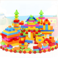 涩咪咪 儿童俄罗斯方块拼图启智玩具木质积木拼装DIY厨房过家家玩具宝宝智力游戏100粒袋
