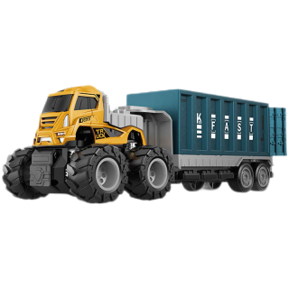 纽彼合金四驱惯性拖头车