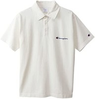 CHAMPION 冠军 男士短袖Polo衫 纯棉 经典标志刺绣 C3-P306 白色 M