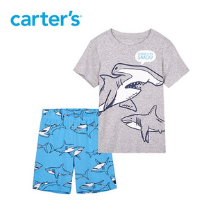 Carter's 孩特 carters儿童套装夏季男童套装 大鲨鱼2H496210 3T/100cm
