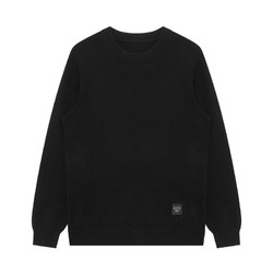GXG 男装2020年冬季商场同款黑色圆领羊绒衫#GB120532J