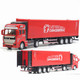 凌速 -儿童玩具回力合金货柜车集装箱运输车 集装箱运输车（红色）