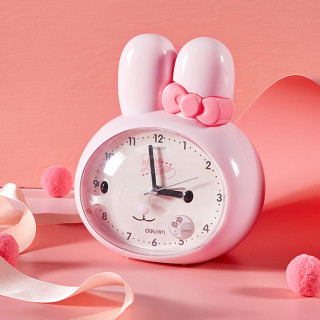 deli 得力 学生兔子闹钟 color