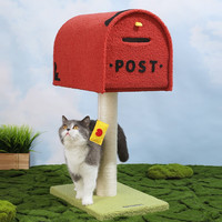 Tinypet 小芥 信箱猫架猫爬架小户型猫窝一体小型不占地剑麻柱玩具