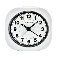SEIKO 精工 QHE121W 夜光静音闹钟 白色 7.2*3.8*7.3cm