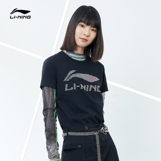 LI-NING 李宁 女子运动T恤 AHSR548