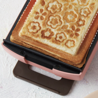 recolte 丽克特 日本三明治早餐机 加厚封边煎饼机烤面包