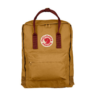 FJÄLLRÄVEN 北极狐 OUTDOOR KankenFamily Kanken Classic系列 中性双肩包 23510-166-326 橡子色/公牛红 16L