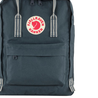 FJÄLLRÄVEN 北极狐 OUTDOOR KankenFamily Kanken Classic系列 中性双肩包 23510-560-909 海蓝/长条纹 16L