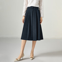 Sentubila 尚都比拉 女士半身裙 JD113Q37362 夜空深蓝 M