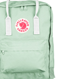 FJÄLLRÄVEN 北极狐 OUTDOOR KankenFamily Kanken Classic系列 中性双肩包 23510-600-106 薄荷绿/冷白色 16L