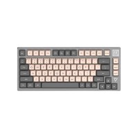 AJAZZ 黑爵 轻氪AC081 81键 有线机械键盘 灰色 凯华BOX白轴 RGB
