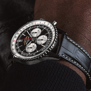 BREITLING 百年灵 航空计时1系列 46毫米自动上链腕表 AB0137211B1P1