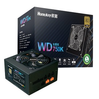 移动端、京东百亿补贴：Huntkey 航嘉 WD650K 金牌（90%）全模组ATX电源 650W