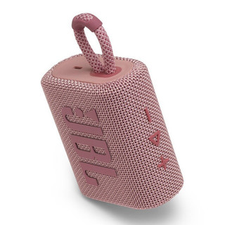 JBL 杰宝 GO3 2.0声道 便携式蓝牙音箱 粉色