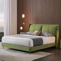 【省2000元】雅兰卧室家具_airland 雅兰 真皮床进口头层牛皮舒适大