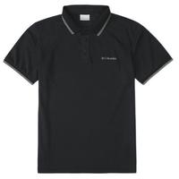 Columbia 哥伦比亚 男子POLO衫 AE0414-010 黑灰 L