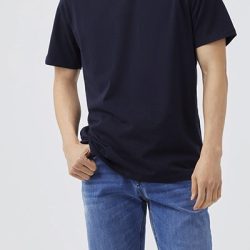 京东京造plus会员京东京造男士圆领短袖t恤藏蓝899选3