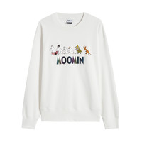 LILY 丽丽 8A波系列 姆明联名 男女款圆领卫衣 121349VW904