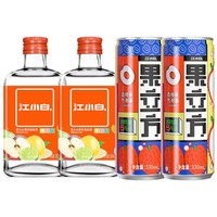 江小白 果立方 混合味果酒 168ml*2瓶（赠气泡酒2罐）