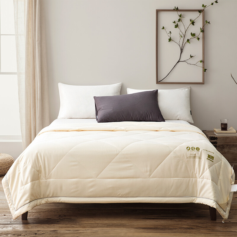 YOUR MOON 远梦 YOURMOON）被子 大豆纤维被夏凉被 单人双人空调被学生宿舍 米黄 200*230cm