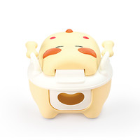 小哈伦 PZ038 儿童加厚双垫坐便器 小狗款 柠檬黄