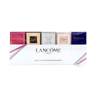 LANCOME 兰蔻 女士浓香水套装 EDP (璀璨爱恋5ml+奇迹5ml+梦魅情迷5ml+珍爱7.5ml+美丽人生4ml)