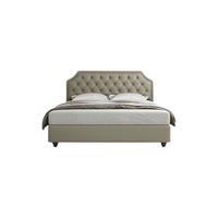 Sleemon 喜临门 爱德华+白骑士 轻奢真皮软床+床垫 绅士咖 150*200cm 气动款