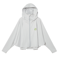 棉叔叔 333131001 女童防晒衣 浅灰色 160cm