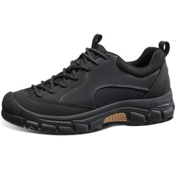 camel骆驼登山鞋男士冬季头层牛皮防水徒步鞋男防滑耐磨运动山系户外