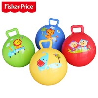 Fisher-Price 婴儿手抓摇铃球拍拍球小球宝宝充气橡胶皮球