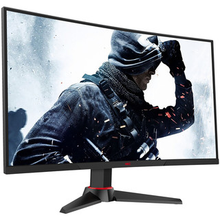 HKC 惠科 G271Q 27英寸 VA 曲面FreeSync 显示器（2560×1440、144Hz、85%NTSC）