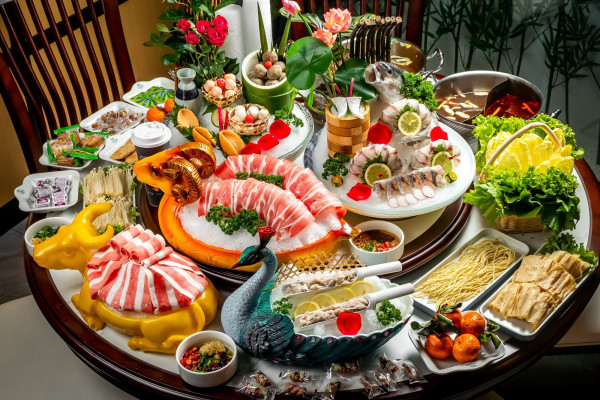 限北京无需预约南磨房路鲍鱼圈轻食火锅豪华3人套餐