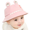 公主妈妈  PM3942 儿童渔夫帽 青蛙布款 粉色 46码