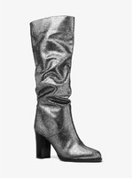 MICHAEL KORS Lucienne Metallic Suede Boots