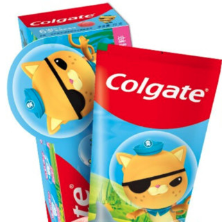 Colgate 高露洁 儿童牙膏 海底小纵队IP联名款 蜜桃奶香味 70g