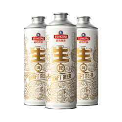 tsingtao青岛啤酒生啤鲜啤1l6罐整箱啤酒1l6