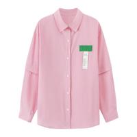 chuu 女士长袖衬衫 CHD1204V 粉色