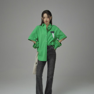 chuu 女士长袖衬衫 CHD1204V 绿色