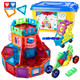 PLUS会员：AULDEY 奥迪双钻 DL391232 儿童彩窗磁力片玩具 130件